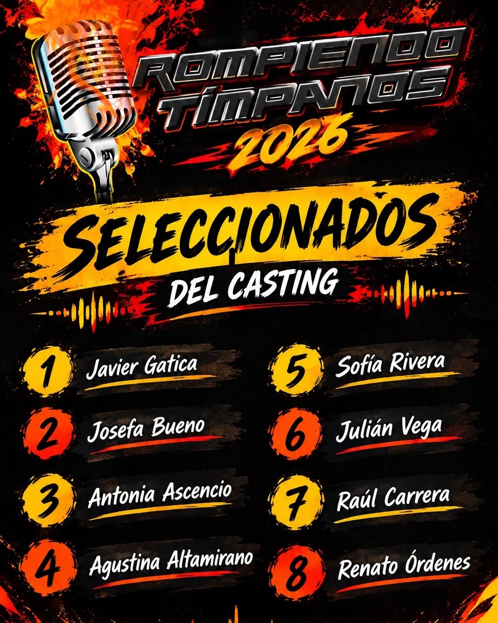 ¡Ya tenemos a los seleccionados!