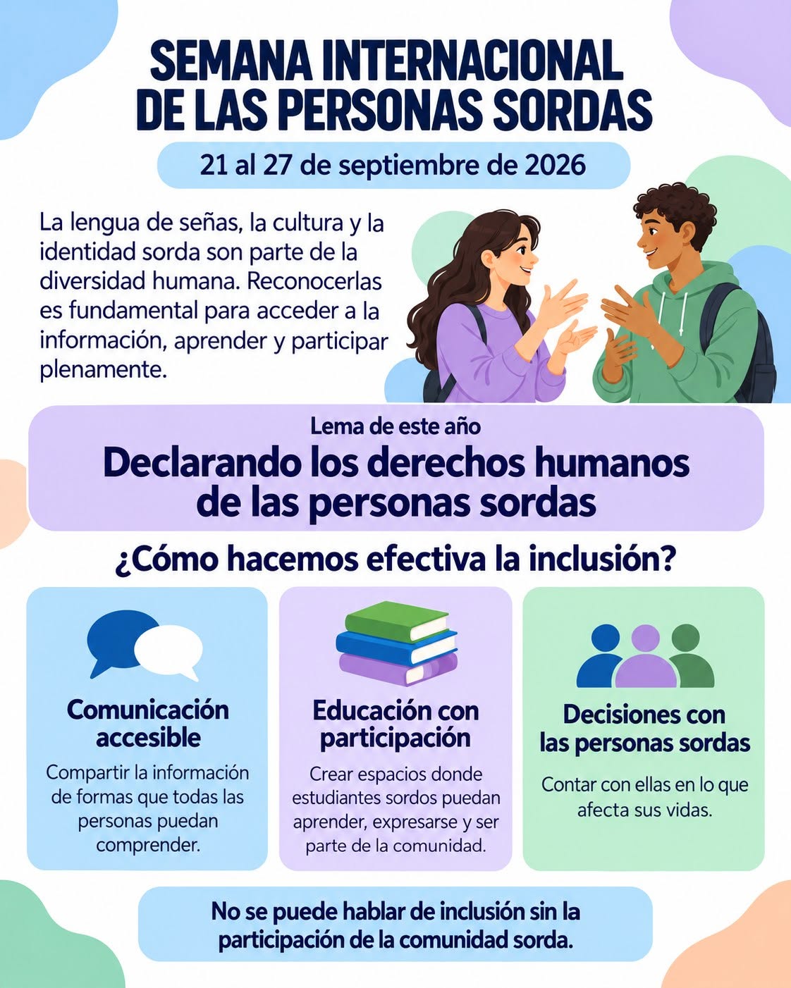 Semana Internacional de las Personas Sordas